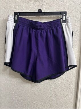 Augusta Sportswear Purple and White Athletic Shorts